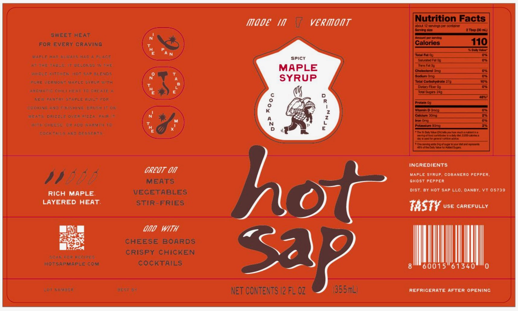 Hot Sap Chili-Infused Maple Syrup